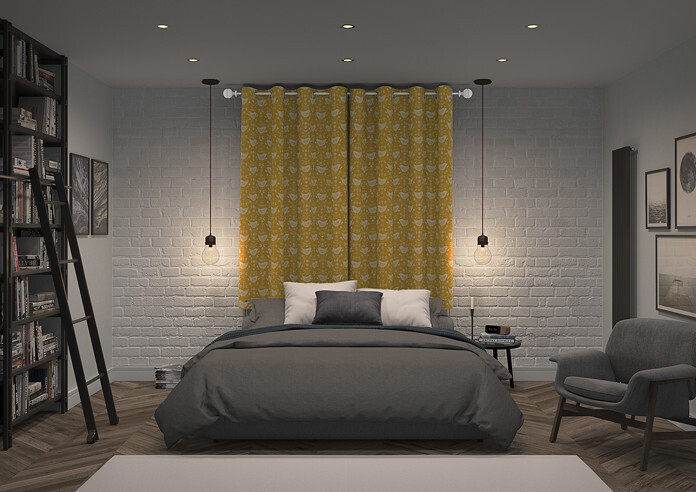 Narvik, Ochre - Made to Measure Curtains - Image 7